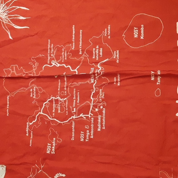 L'ile Aux Parfums fabric piece - Picture 5 of 7